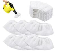 20PCS Reusable Microfibre Cloth Cover for Karcher Steam Cleaner, 17 x 9CM Microfibre Steam Cleaning Cloths, Steam Cleaner Pads for Karcher Steam Cleaner Easyfix Sc2 Sc3 Sc4 Sc5 Accessories