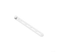 20pcs Reusable Silicone Cable Ties for Organizing Headphone and Data Cables at Home or Work (White)