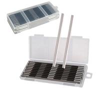 20PCS Reversible Electric Planer Blades 82mm, High Carbon Steel Planer Blades with Two Cutting Edges & Precision Ground Hss Compatible with Makita, Black & Decker, Bosch, Dewalt, Trend and Elu Planers