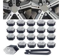 20PCS Rhinestone Car Wheel Nut Caps for Volvo EX90 2023, Flexible Car Wheel Screw Rim Bolt Covers Dust Protector with Remover Tool,19mm-I