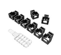 20PCS RJ45 Network Cable Lock with 1 Key,RJ45 Network Cable Lock Lockable Ethernet Cable,Super Category 5 Category 6 Category 7 Patchcord Lock for Standard RJ45 Modular Plugs（Black）