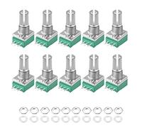 20Pcs RK097 RK097N Potentiometer Industrial Switches 3Pin B1K 5K 10K 20K 50K 100K 500K 15mm Switch Audio Shaft Amplifier Sealing Resistor elements (Size : 1K Ohm)