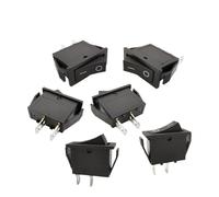 20Pcs Rocker Switches 2 Pin 16A/250V 20A/125V AC Power ON-OFF Rocker Switch 2 Position Boat Electricial Equipment Switch IDGTTLDF