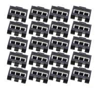 20pcs Roof Rain Gutter Trim Moulding Clips 51137077127 For BMW E82 E90 E92 Black Plastic Fasteners Exterior Repair Kit