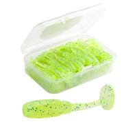 20pcs Rotating Tail Fishing Lures Wobble Soft increases the flexibility of the bass trout to catch floating bass