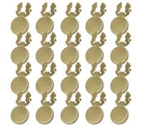 20Pcs Round Button Clips Button Covers Detachable Clip on Decorative Buttons Jewelry Diys Clothing Embellishment Gift Decorative Buttons Clips for Clothes