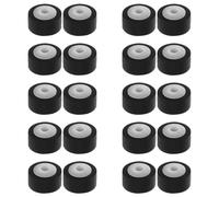 20pcs Rubber Pinch Roller for Tape Recorder 8.8x6x6.9x1.5mm Black Set | Enhanced Playback Stability, Noise Reduction Feature, Universal Fit Design, Easy Installation for Audio Players