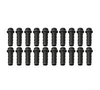 20pcs Rubber Strain Relief Cord Boot Cable Gland Connector 4mm Wire Sleeve with IP56 Protection for Aviation, Power Tools and Electric Drill Wire Safety (Black)