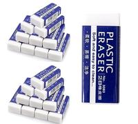 20Pcs Rubbers Erasers, 2B White Soft Cute Eraser, Pencil Eraser for Kids on School, Office, Kids, Rubbers Erasers,Adults,Classic Latex Free Plastic Rubber