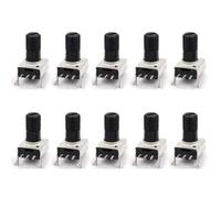 20PCS Rv09 Horizontal Potentiometer 2k 5k 10k 50k 100k 200K 500K 12.5mm Shaft 0932 Adjustable Resistor Seal Potentiometers Kit(5K Ohm)