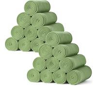 20PCS Sage Green Blankets Bulk 50 X 60, Soft Lightweight Throw Blanket Kit Cozy Blankets Bulk for Bed Sofa Couch Warm Pet Fleece Blanket Set for Wedding Homeless Home Office Travel Gift for Seasons