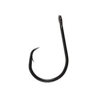 20pcs Saltwater Fishing Inline Circle Hook Black Nickel Strong Fishhook for Freshwater/Seawater(20pcs Size 1/0)