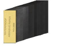 20PCS Sand Paper 2000 Grit Sandpaper Sheets, 9 x 3.6 Inch Wet Dry Sandpaper Sheets, Sand Paper for Metal, Wood Furniture, Automotive and Crafts