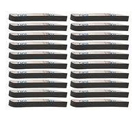 20Pcs Sanding Belt Abrasive Sandpaper Rolls Mental Grinding Polishing Burring Tool Ultra High Sand Planting Process Durable Wear Resistant for Metal Wood Leather Building Materials (60#)