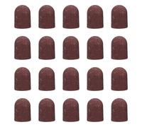 20pcs Sanding Caps 80-180 Grit for Precise and Hygienic Manicure Pedicure and Foot Care Accesories Practical Nails Sleeves
