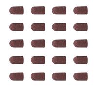 20pcs Sanding Caps 80-180 Grit for Precise and Hygienic Manicure Pedicure and Foot Care Accesories Practical Nails Sleeves