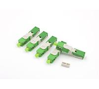 20pcs SC APC Fiber Optic Quick Connector with Matched Tools Fiber Reusable Connectors Single Mode SM 9/125 Mechanical Splice Fast Connectors Adapter for FTTH CATV Network Instrument