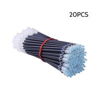 20Pcs School Office Bullet Full Needle Neutral Pen Refills Gel Refill Replacement Premium Odorless Non-Fade Smooth Ink