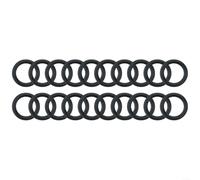 20pcs Scuba O-Rings Set High Pressure Rubber Gaskets for Diving Regulator for bcd Hose Seal Replacement Parts Black