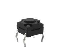 20PCS Sealed Waterproof 6x6mm H=4.3/4.5/5/5.5/6/6.5/7/8/9/10/11~15MM 4Pin DIP Key Button Momentary Tact Button Switch 4Pin DIP(H 5MM)