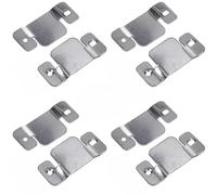 20pcs Sectional Connector Furniture Interlock Bracket with Screws Flush Mount for Sofa Photo Frame Mirror for Picture Hanging(S)
