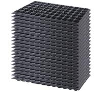 20Pcs Seed Starter Tray, Extra-Deep 72 Cell Seed Starting Trays, Heavy-Duty Plastic Germination Container for Greenhouse, Garden & Urban Farming, Starting Trays