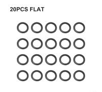 20PCS Selection of Replacement O Rings Rubber Washers for Spinlock Dumbbell Nut 1020pcs Total (20PCS Flat)