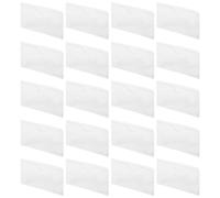 20pcs Self Adhesive Index Card Pockets 3x5 PVC Label Holders