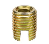 20Pcs Self Tapping Thread Inserts M6 x 1.0 Carbon Steel Threaded Repair Kit Outer M9 x 1.0 Length 12mm for Automotive Furniture Machinery