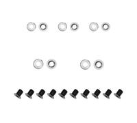 20pcs/Set Carbide Turning Cutters Inserts for Wood Hollowing, Round Indexable Blade 15x2.5mm with Screws