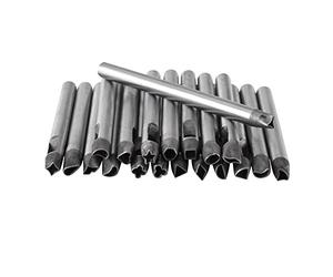 20pcs /set Leather Craft 5mm leather Flower Punch Hole Tool,Hollow Punch Set - for Wallet Belt Decoration - Easy to operate without too much energy