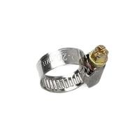 20Pcs/Set Pipe Clamps Stainless Steel Hoop Hose Clips Fuel Hose Pipe Clamps Worm Drive Durable Adjustable Drive Hose Clamps(20Pcs 25-40mm)