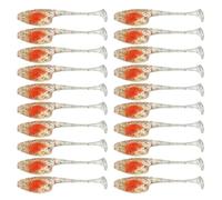 20Pcs/set Soft Swimming Lures Slow Sinking Lures Simulation Loach Soft Baits