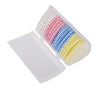 20PCS Sewing Chalk for Marking Fabric, Colorful Tailors Dressmakers Chalk, Triangular Tailor's, for Marking, Fabric, Sewing and Crafting(Pink Yellow Blue and White)