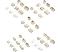 20pcs SH1.0 JST1.25 ZH1.5 PH2.0 XH2.54 mm Male Pin Header Socket Dip/Right Angle RA SMD SMT 2/3/4/5/6/7/8/9/10/12P Wafer(Dip,JST1.25MM_2P)