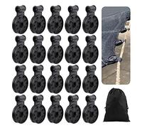 20pcs Shade Cloth Plastic Clips Heavy Duty,Reusable Lock Grip for Sunshade Net,Shade Netting Fixing Clip,Greenhouse Film Sunshade Net Clip,for Awning Canopy,Garden Tent Shelters Anti Bird