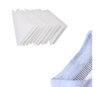 20Pcs Shirt Collar Stickers No Curl Collar Shirt Collar Stays Self Adhesive Shirt Collar Stiffeners Triangle Anti-Warping Edge Shaper Plastic Collar Support Rack Sticker for Men Women Shirt