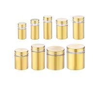 20Pcs Sign Standoff Screws Stainless Steel Gold Advertising Nail Wall Mounts Glass Acrylic For Artwork(25x30mm)
