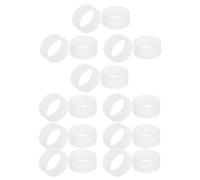 20PCS Silicone Candle Base Ring for Holders, Adjustable Anti Slip Grip | Rubber Stabilizer Washer, Heat Deformation Resistant, 2.2x2.2x1cm Fit for Candelabras, Outdoor Setups