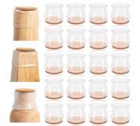 20PCS Silicone Chair Leg Floor Protectors, Furniture Pads, Chair Leg Caps, Non-Slip Silicone Furniture Feet, Protect Floors from Scratches and Noise