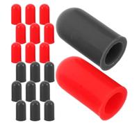20pcs Silicone Drumstick Tip Covers for Quiet Practice on Drum Pads