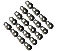 20pcs Silicone Earphone Caps, Black Protective Tips | Secure Fit, Easy to Install Replacement Pieces, for Commuting, Daily Use, Office Workers and Students