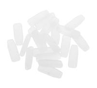 20pcs Silicone Eyeglass Nose Bridge Pads White Replacement