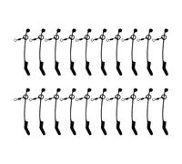 20pcs Silicone Fish Hook Sleeve Anti Entanglement D Rigs Aligners Terminals Tackle Sleeves Fishing Accessories Terminal Tackle Sleeves
