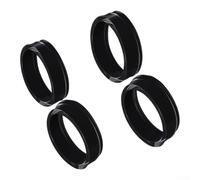 20pcs Silicone Joystick Rings for PS5 for xbox Anti-Wear Black White Thumb Covers 20pcs Elastic Fit Gaming Gaming Controller Protectors 20pcs Smooth Motion Silicone 20pcs Precision Rings 2x2cm (Black)