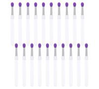 20Pcs Silicone Lip Brushes With Caps Hygienic & Multipurpose Makeup Tools For Travel Precise Application Waterproof Silicone Makeup Brushes