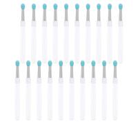 20Pcs Silicone Lip Brushes With Caps Hygienic & Multipurpose Makeup Tools For Travel Precise Application Waterproof Silicone Makeup Brushes