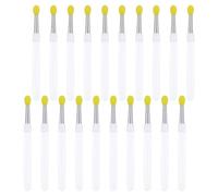20Pcs Silicone Lip Brushes With Caps Hygienic & Multipurpose Makeup Tools For Travel Precise Application Waterproof Silicone Makeup Brushes