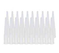 20pcs Silicone Sealant Nozzles,Universal Fit Multi-Size Caulk Nozzle Tips for Mastic, Caulking & DIY Projects