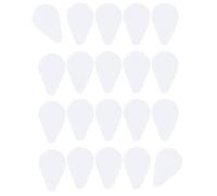 20Pcs Silicone Thumb Cushion Protective Stickers 0.3/0.5mm Flute Fingers Pad Flute Antislip Sticker For Instrument Silicone Thumb Cushion Protective Stickers